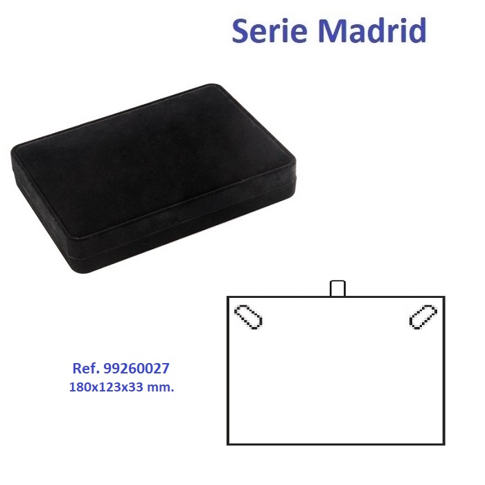 Estuche Madrid collar 180x123x33 mm.